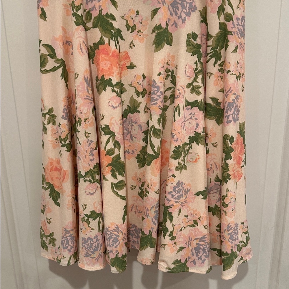 NWT Zara Mini Floral Spaghetti Strap Dress Blogger Favorite Sz XS - Picture 8 of 13